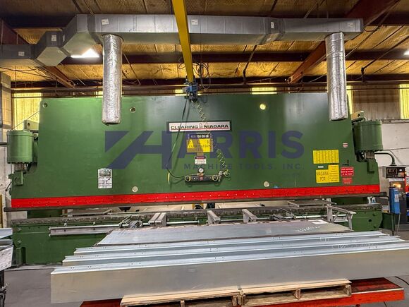350 Ton, Clearing Niagara #HBM-350-26-28, CNC hydraulic press brake, 28' overall, 312" between housing, 12" - Image 4