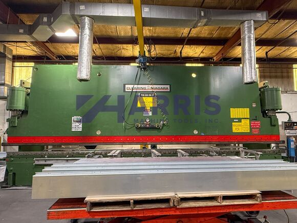 350 Ton, Clearing Niagara #HBM-350-26-28, CNC hydraulic press brake, 28' overall, 312" between housing, 12" - Image 6