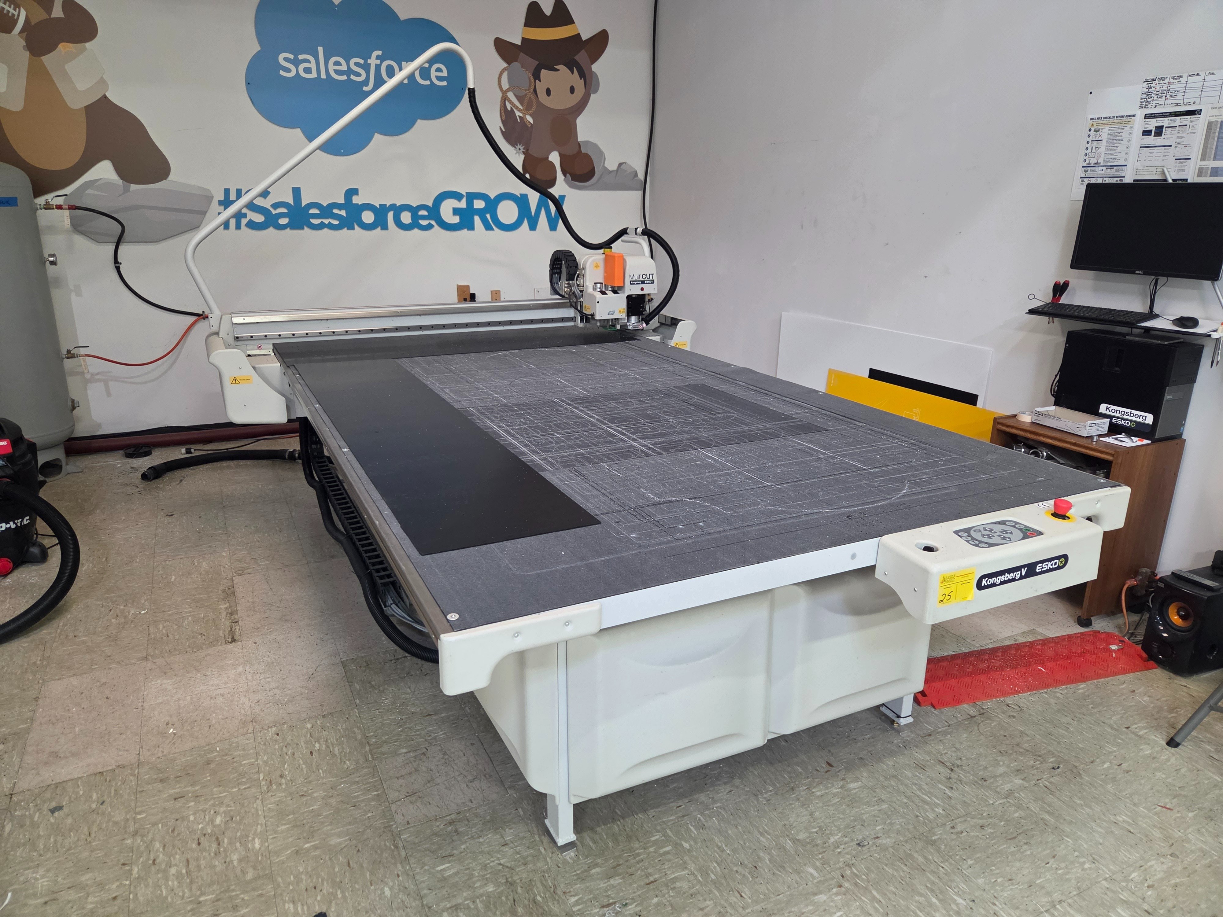 Esko #Kongsberg-V-Multi-Cut, Cutting Table - Image 1