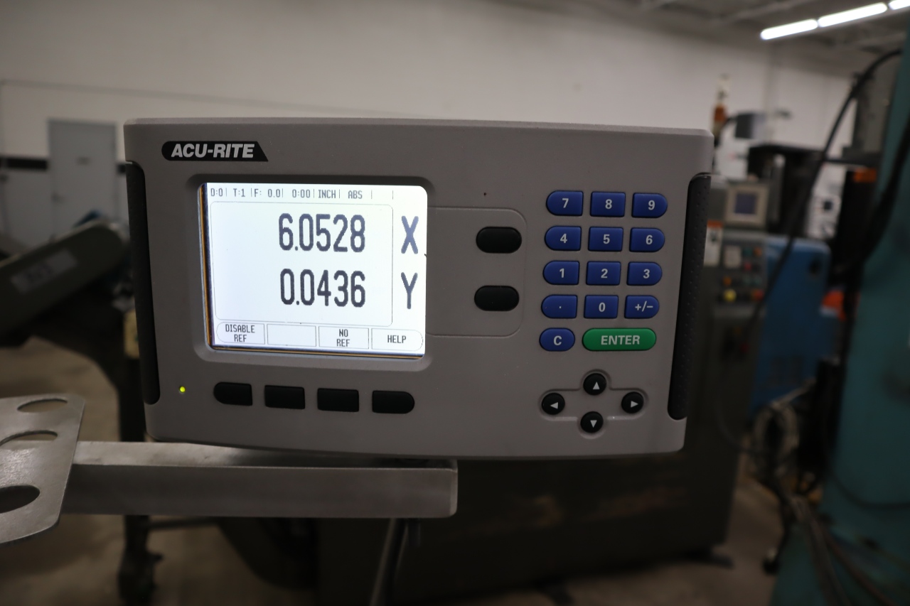 Bridgeport #SERIES-I, vertical mill, 9" x 42" table, 2 HP, 30" X, 12" Y, 16" Z, 60-4200 RPM, R-8, Acu-Rite - Image 7