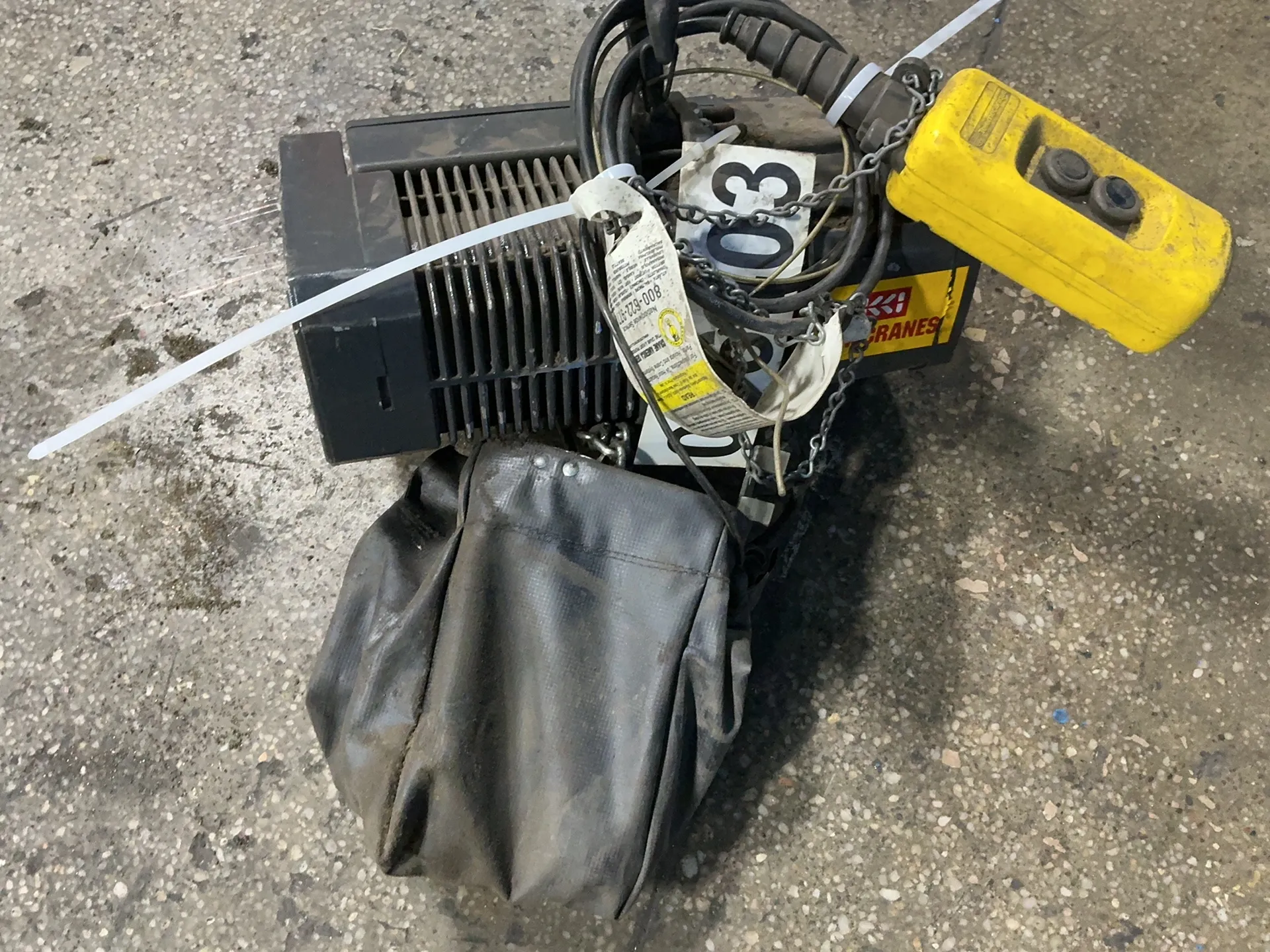 1 Ton, KCI Konecranes #KX5115TH10S, electric hoist, 3/4 HP, 230 V. - Image 3