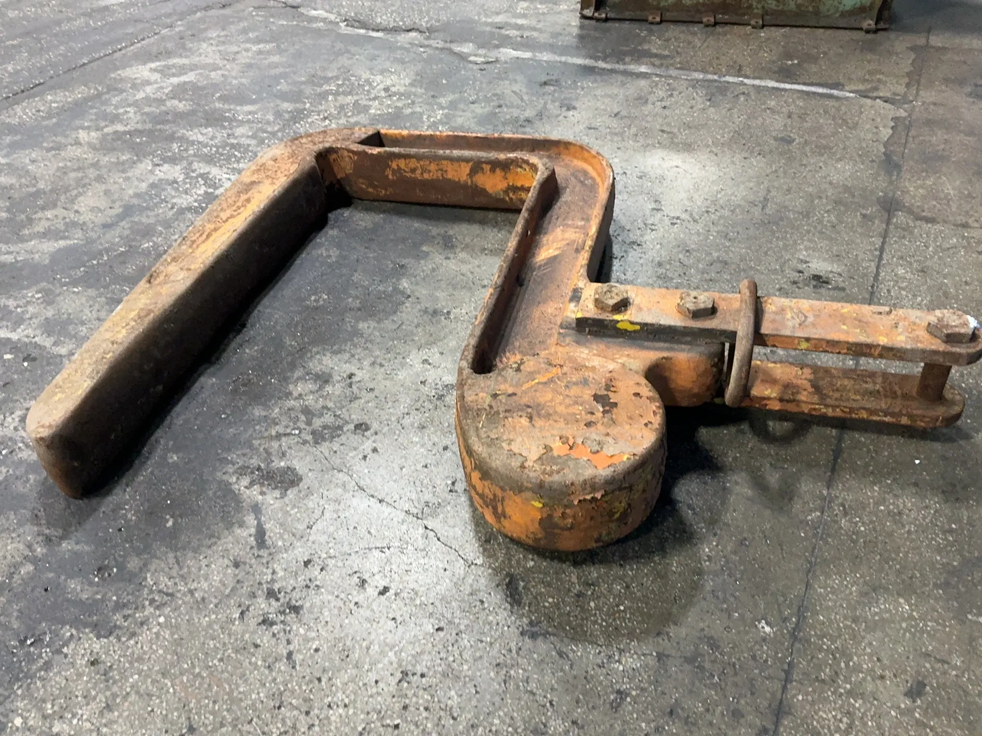 20,000 lb. Heppenstall, C-hook, 65" x 30" x 9" C capacity - Image 5