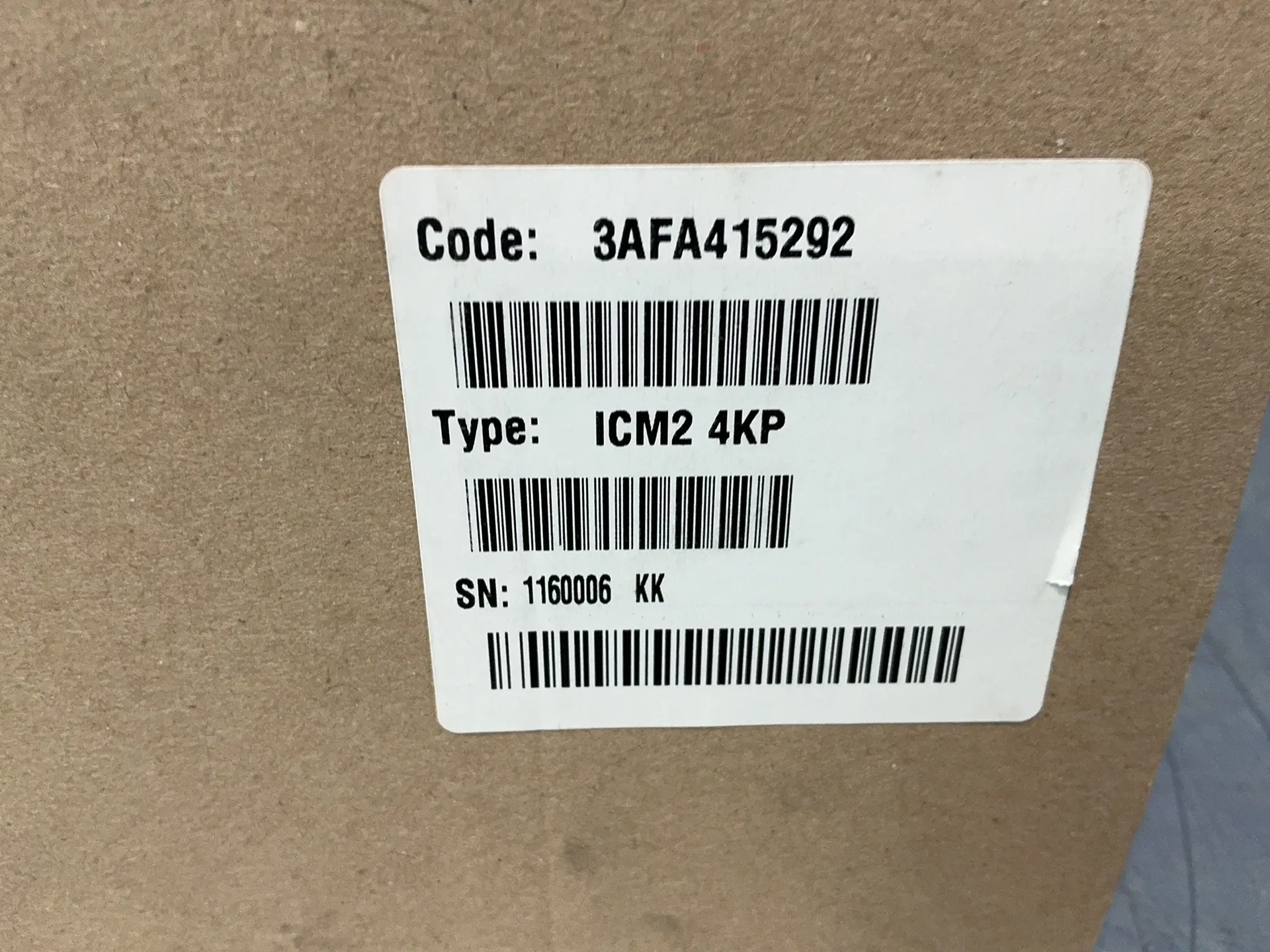 ABB #3AFAR15292, ICM2 4KP Module, new - Image 4