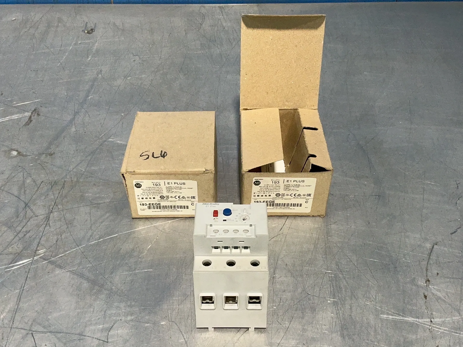 Allen-Bradley #193-EEGE, Bulletin 193 Overload Relays, 18-90 Amps, 600 Volts, LOT of 2 - Image 1