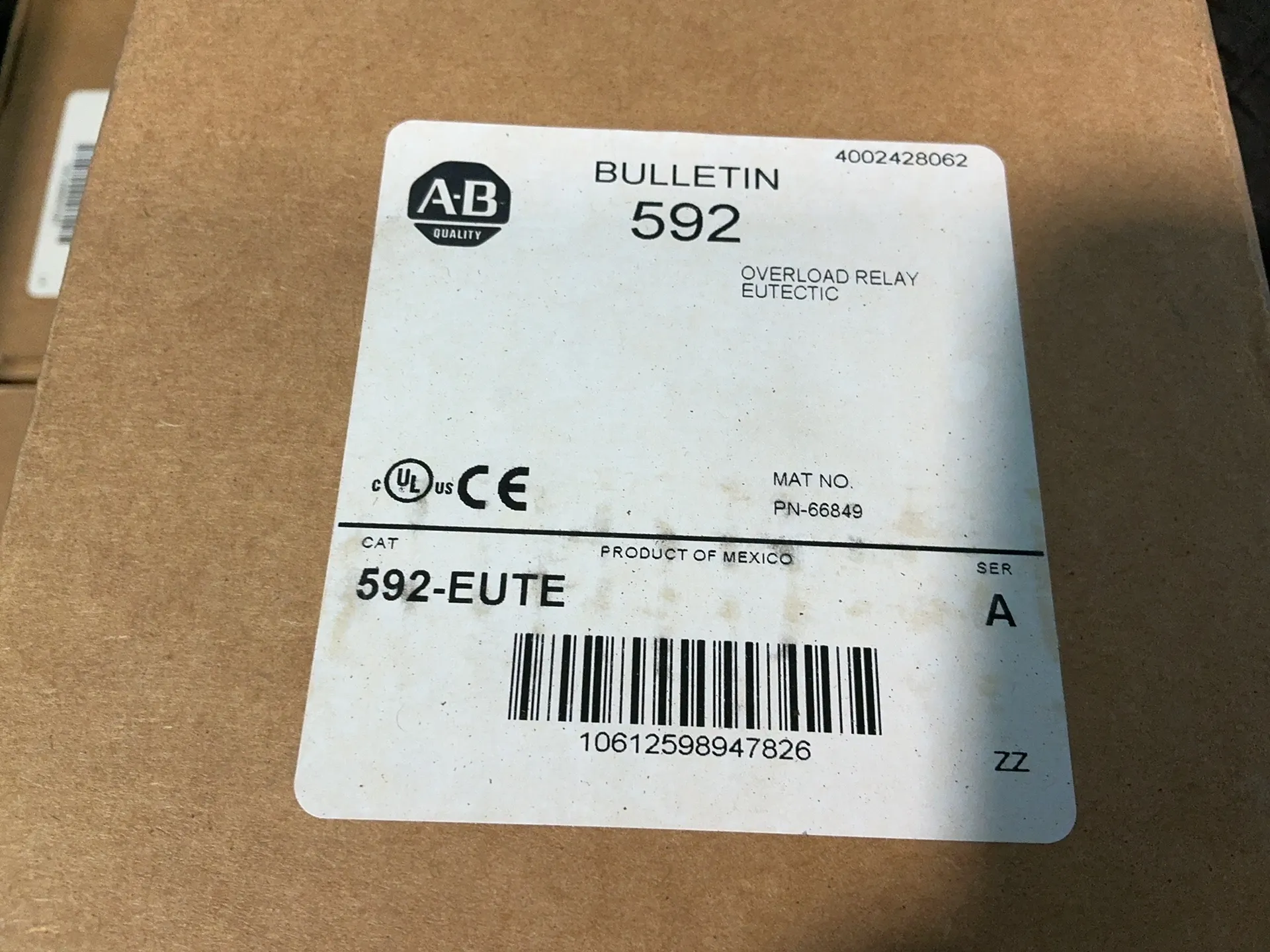 Allen-Bradley #592-EUTE, Overload Relay, 120-600 VAC, LOT of 7 - Image 3
