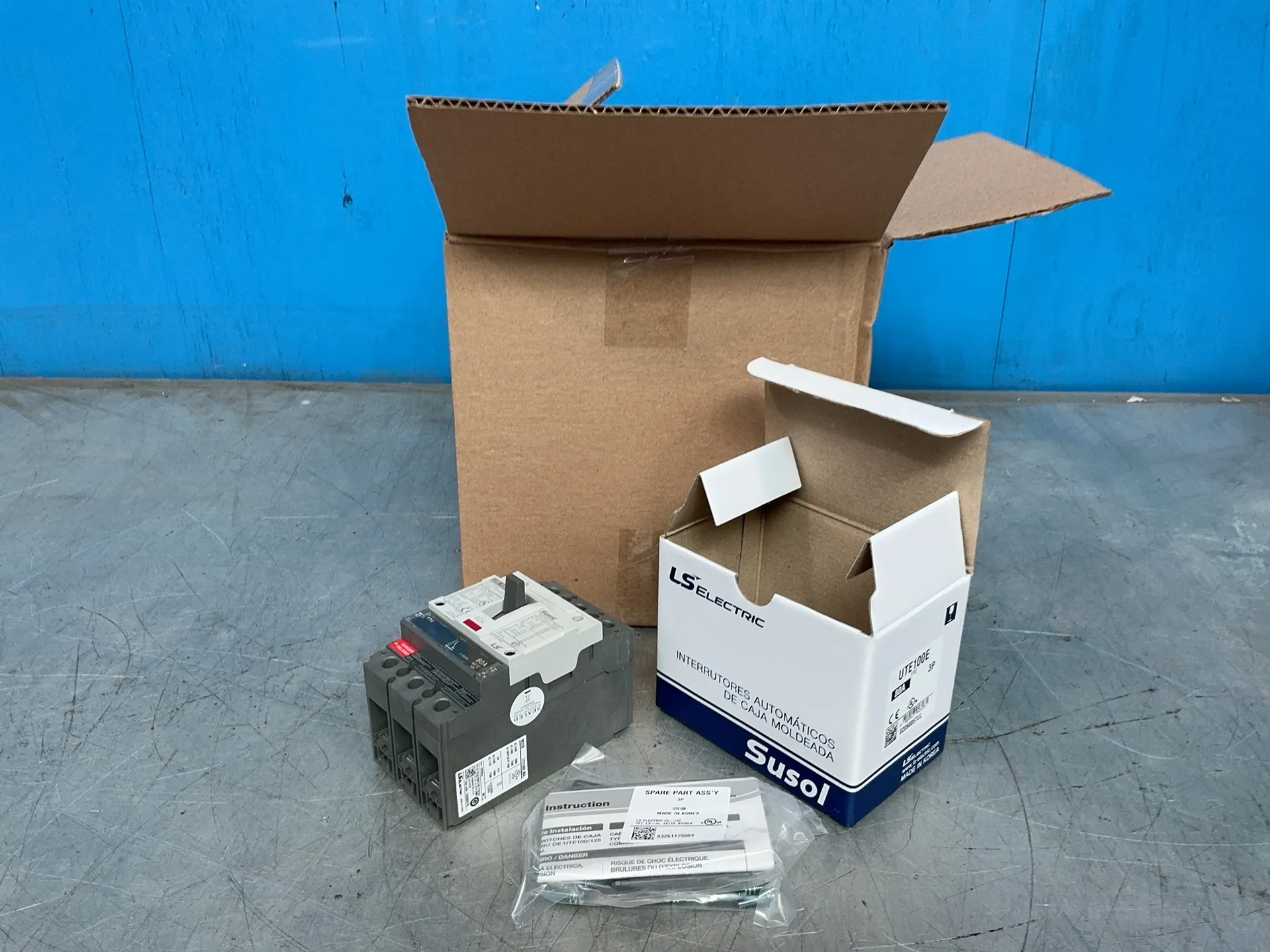 80 Amps, Leroy Somer Electric #02050057UL, molded case circuit breaker, LOT of 3, new - Image 1