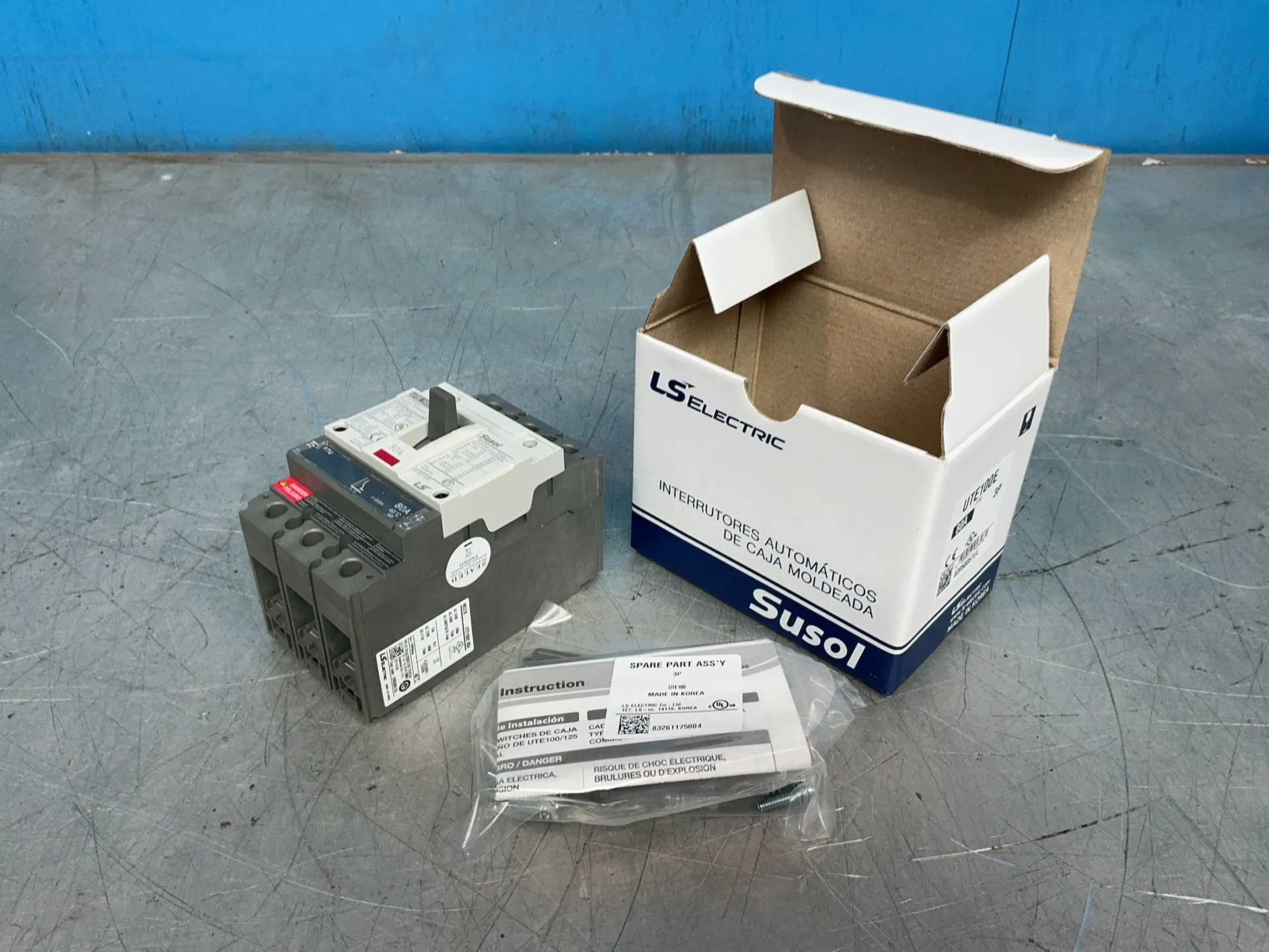 80 Amps, Leroy Somer Electric #02050057UL, molded case circuit breaker, LOT of 3, new - Image 2