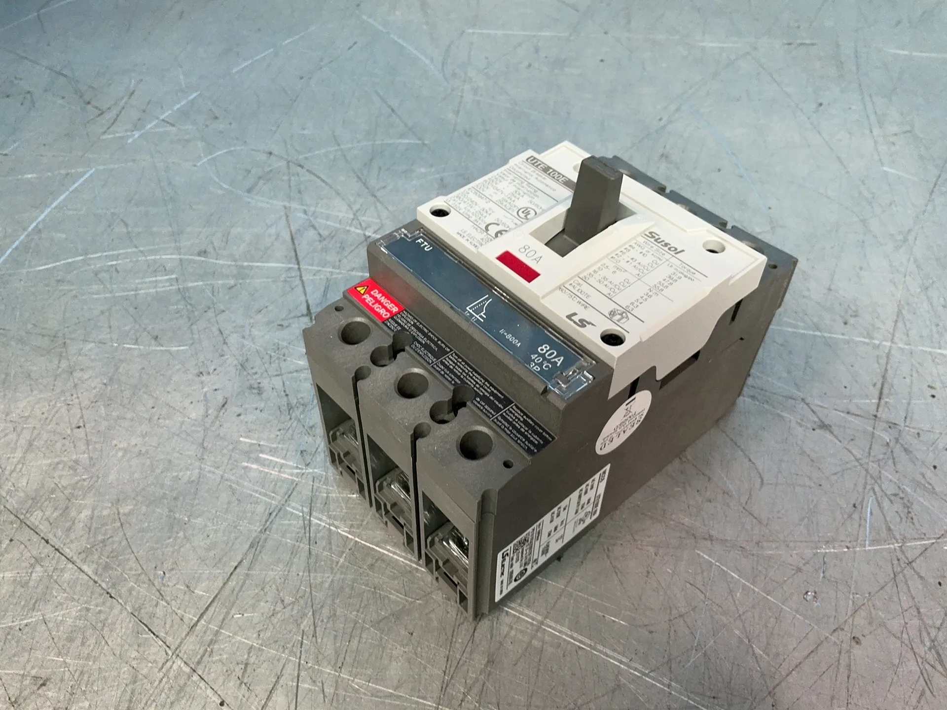 80 Amps, Leroy Somer Electric #02050057UL, molded case circuit breaker, LOT of 3, new - Image 3