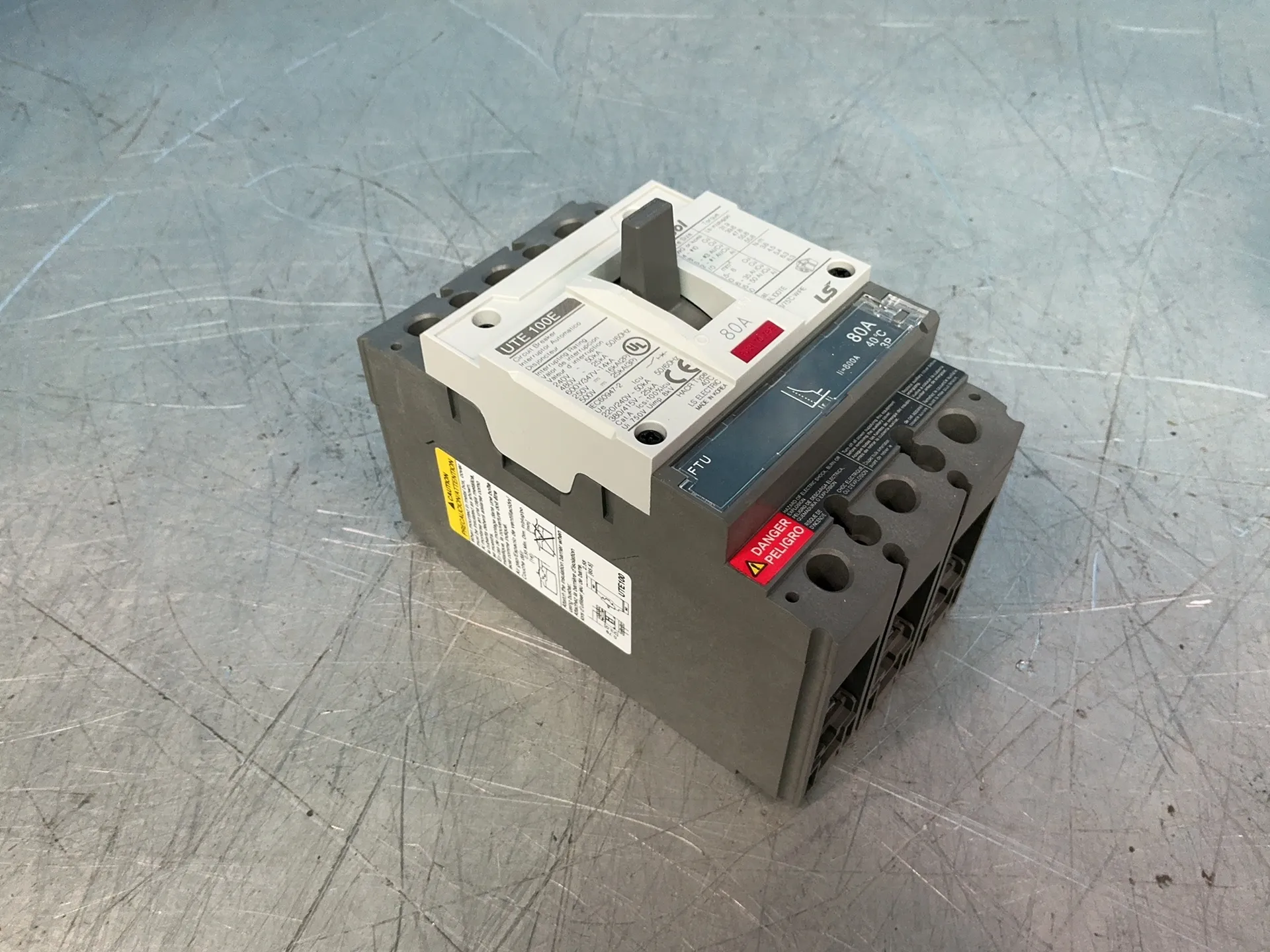 80 Amps, Leroy Somer Electric #02050057UL, molded case circuit breaker, LOT of 3, new - Image 4