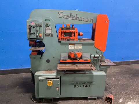 6" x 6" x 1/2" Scotchman #D095-24M, ironworker, punch, shear, 24" blade length, 10 HP, 3500 PSI, 14.8 A, 460 - Image 2