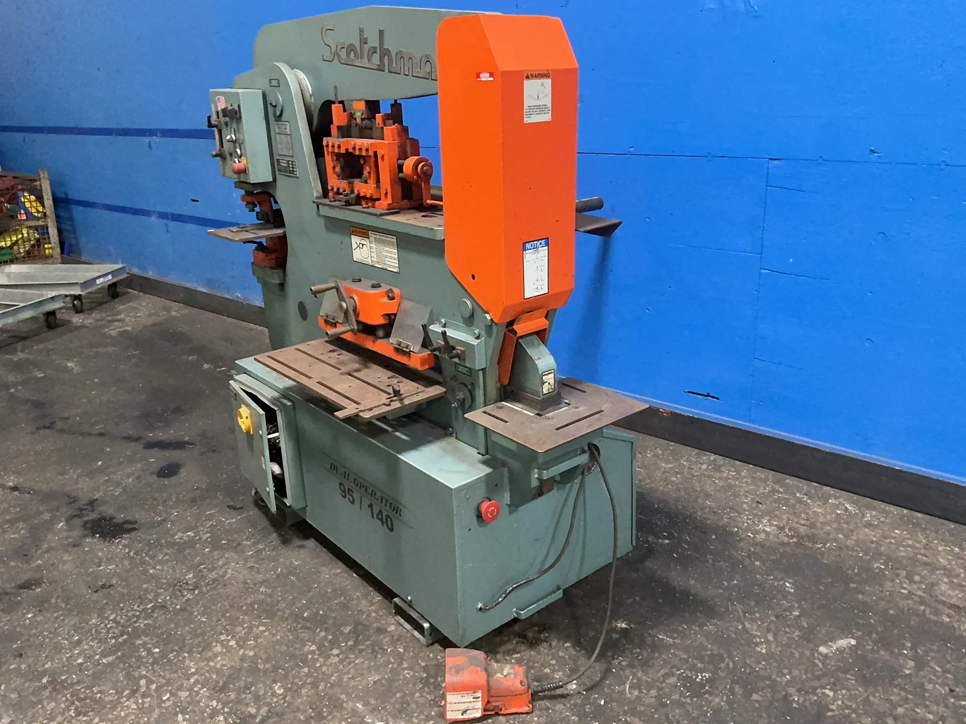 6" x 6" x 1/2" Scotchman #D095-24M, ironworker, punch, shear, 24" blade length, 10 HP, 3500 PSI, 14.8 A, 460 - Image 5