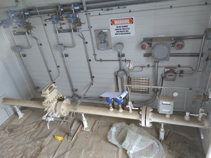 Danieli, 4" 600# SR meter package, skidded, housed, sweet, 2006 - Image 6