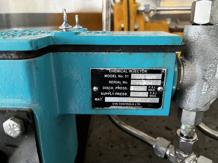 Danieli, 8" 600# meter package, 17' x 8' x 7' building, (3) chemical injection pumps, skidded, sour, 2020 - Image 5