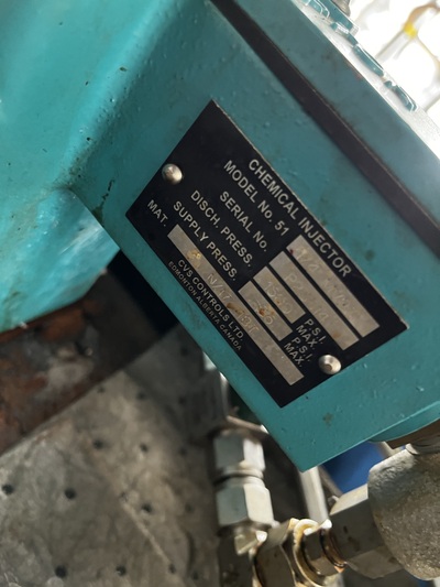 Danieli, 8" 600# meter package, 17' x 8' x 7' building, (3) chemical injection pumps, skidded, sour, 2020 - Image 6