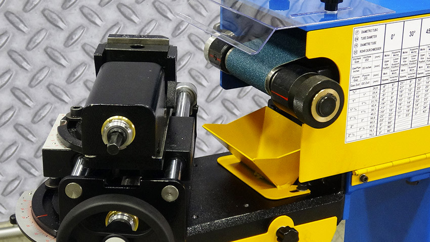 3" Ercolina #EN100, pipe & tube notcher grinder, variable angle grinding, 220-440 V., 3-phase, new - Image 6