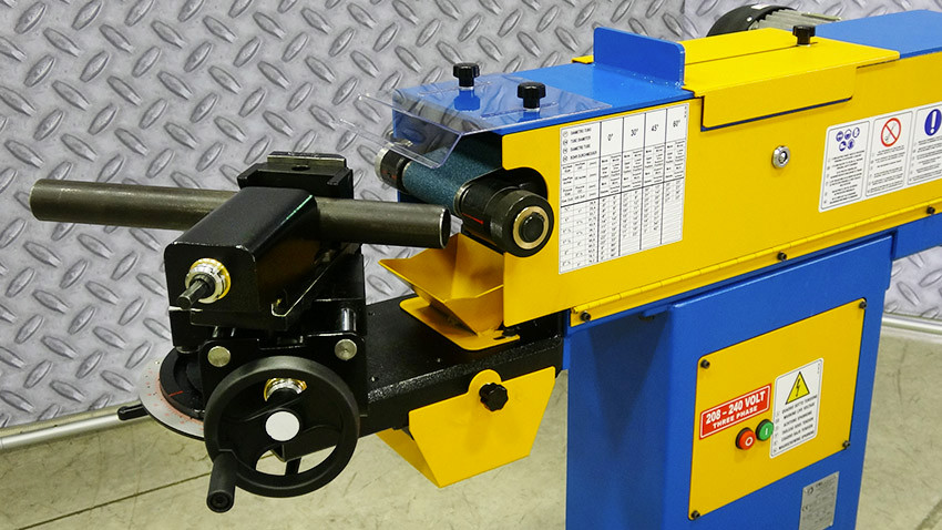 3" Ercolina #EN100, pipe & tube notcher grinder, variable angle grinding, 220-440 V., 3-phase, new - Image 8