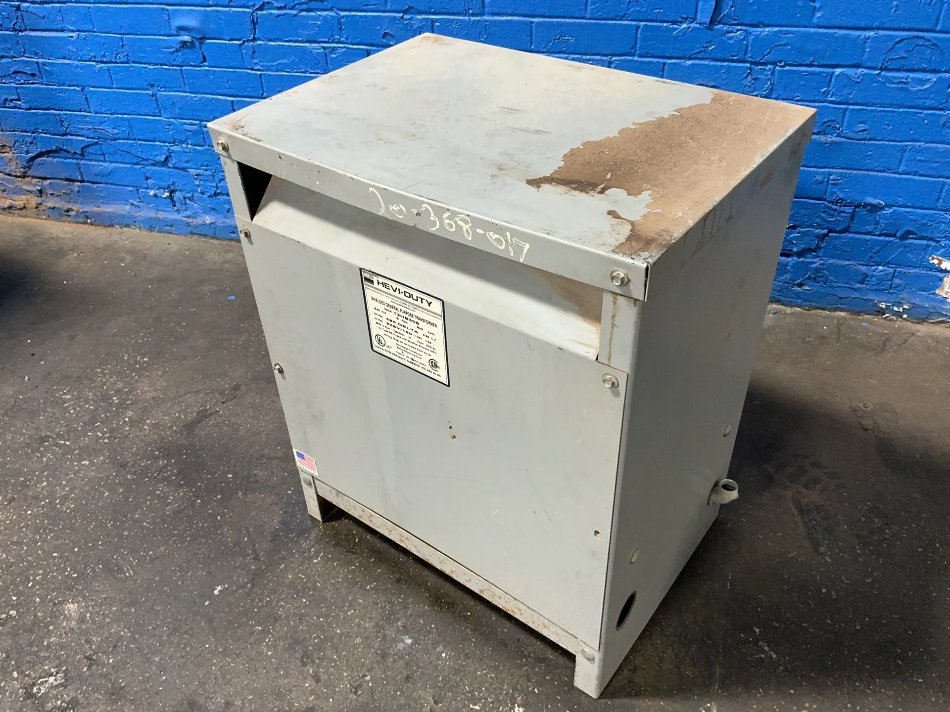 30 KVA 480 Primary, 208Y/120 Secondary, Hevi-Duty T2HB30S, shielded general purpose transformer, Type 1 - Image 5
