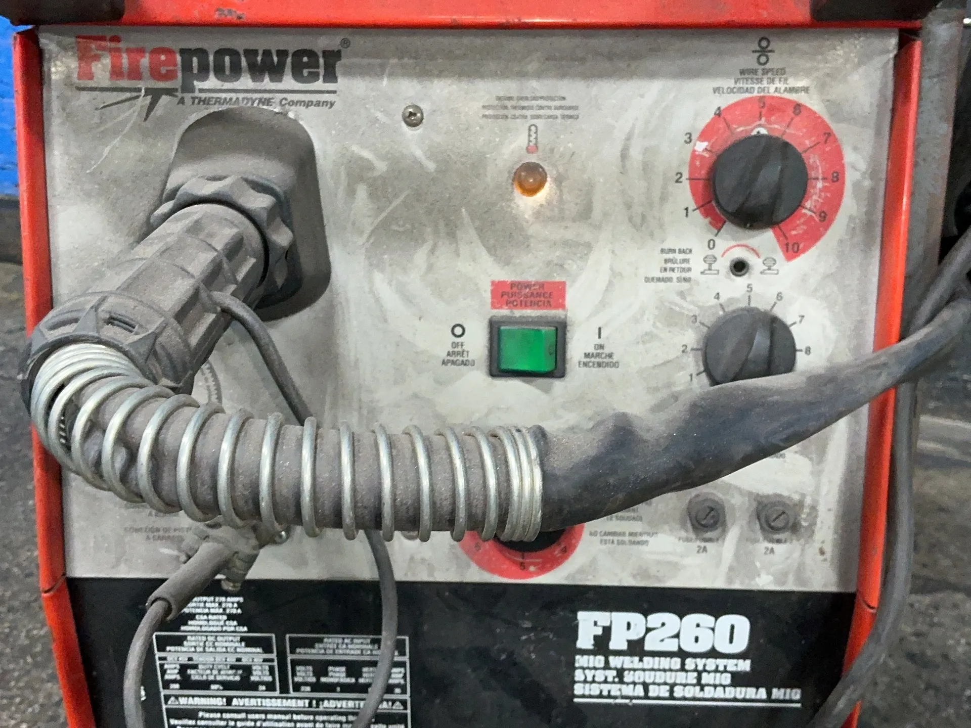270 Amps, Thermadyne #FP260, welder, 35 A, 230 V., 1 phase - Image 3