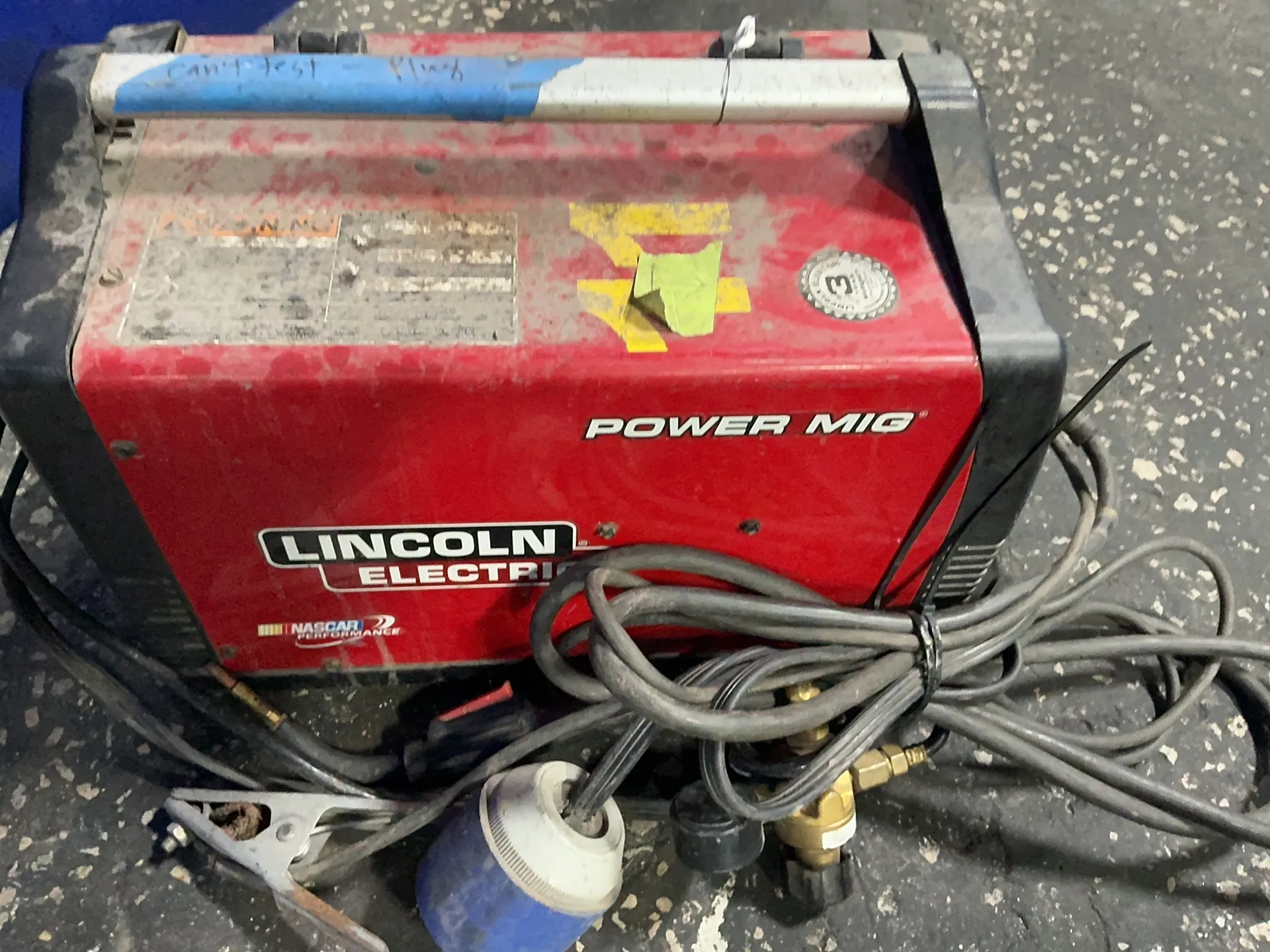 Lincoln Electric #POWER-MIG-140C, welder, 90-140 Amps, welding gun attachment, 120 V., 1 phase (2 available) - Image 3