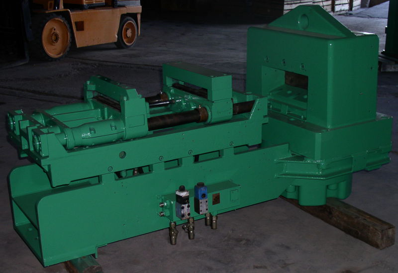 15" x .5" Schleicher, hydraulic feeder, 150 ton shear, self-contained, compact, 1997 - Image 3
