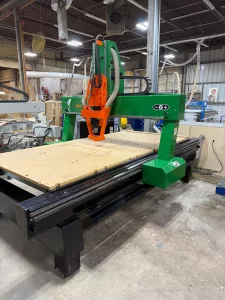Frogmill #SFM-II, CNC Router, 60" x 120" table, 26" Z, 5.5 HP Perske spindle, 17,000 RPM, C-clamp hold down - Image 1