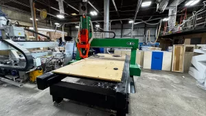 Frogmill #SFM-II, CNC Router, 60" x 120" table, 26" Z, 5.5 HP Perske spindle, 17,000 RPM, C-clamp hold down - Image 2