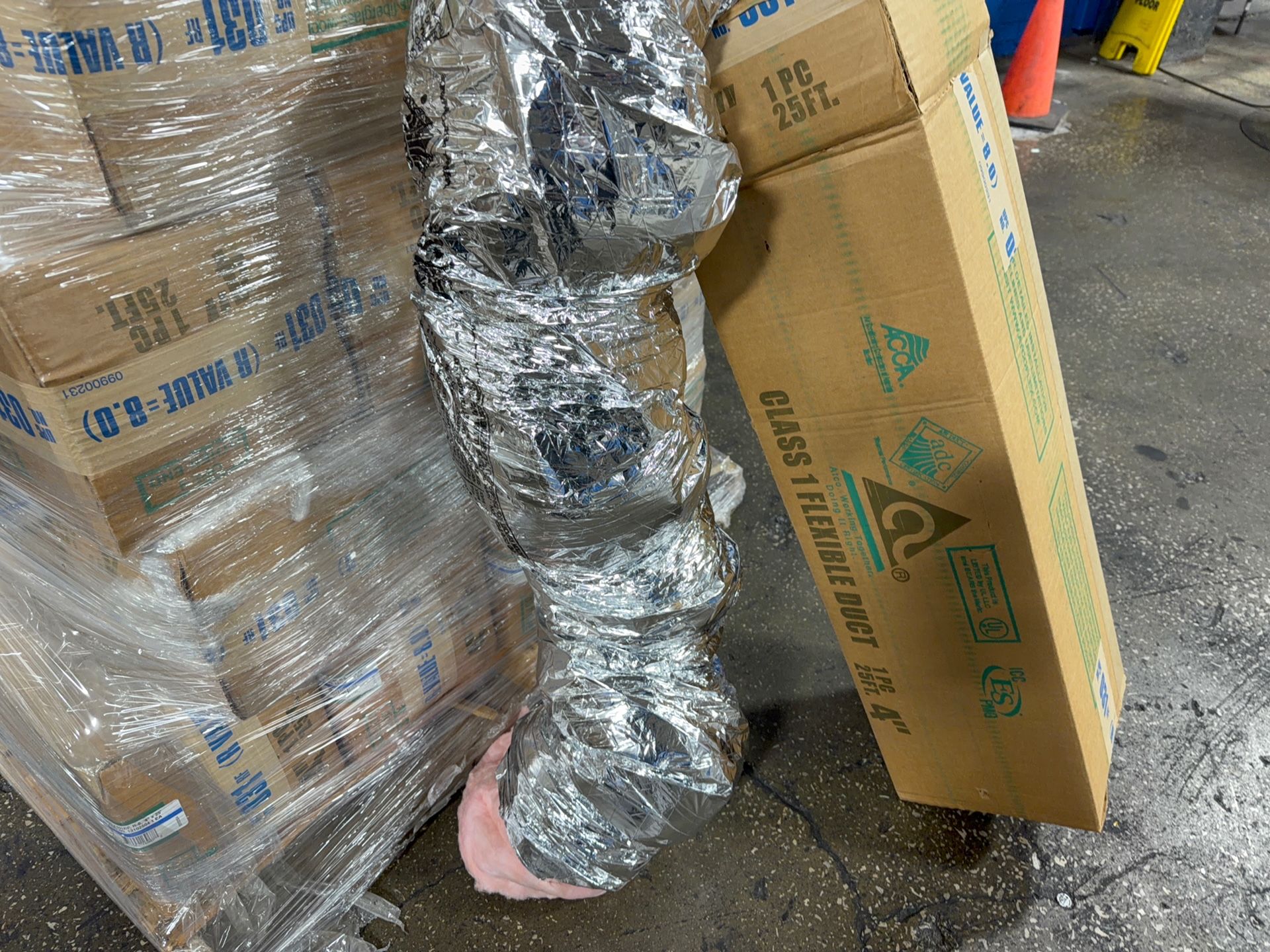 Atco Rubber Products #13102504, Flexible Ducting, 4" x 25', LOT of 35 - Image 3