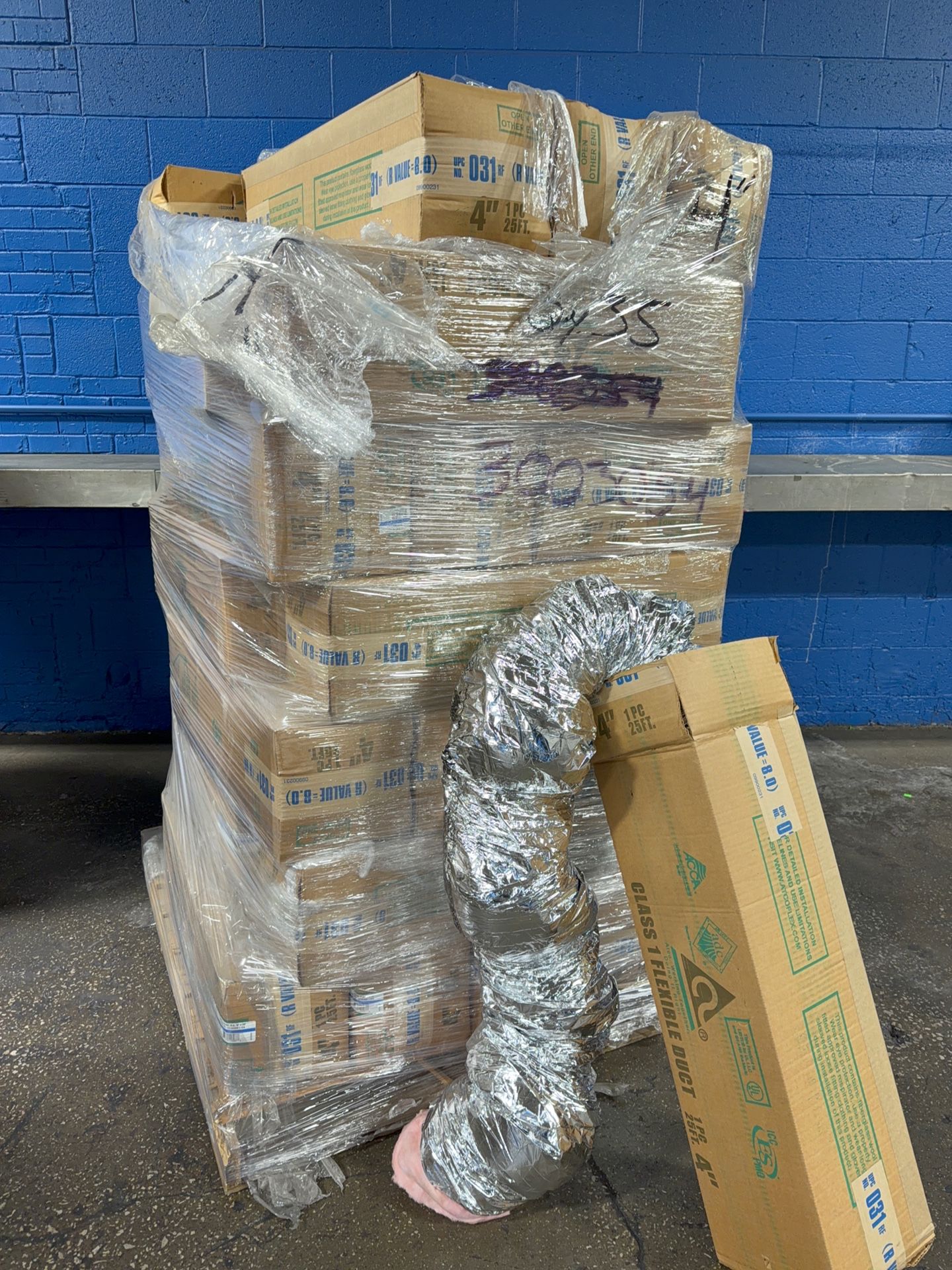 Atco Rubber Products #13102504, Flexible Ducting, 4" x 25', LOT of 35 - Image 6