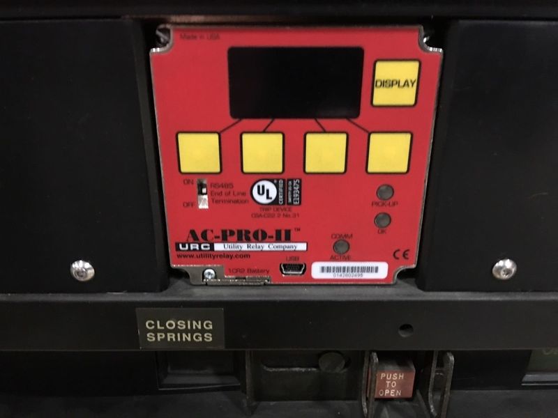 3000 Amps, Square D, SEF30T2V1B2, fixed mount, manually operated, AC Pro II, 4-aux switch, electrically OK - Image 2