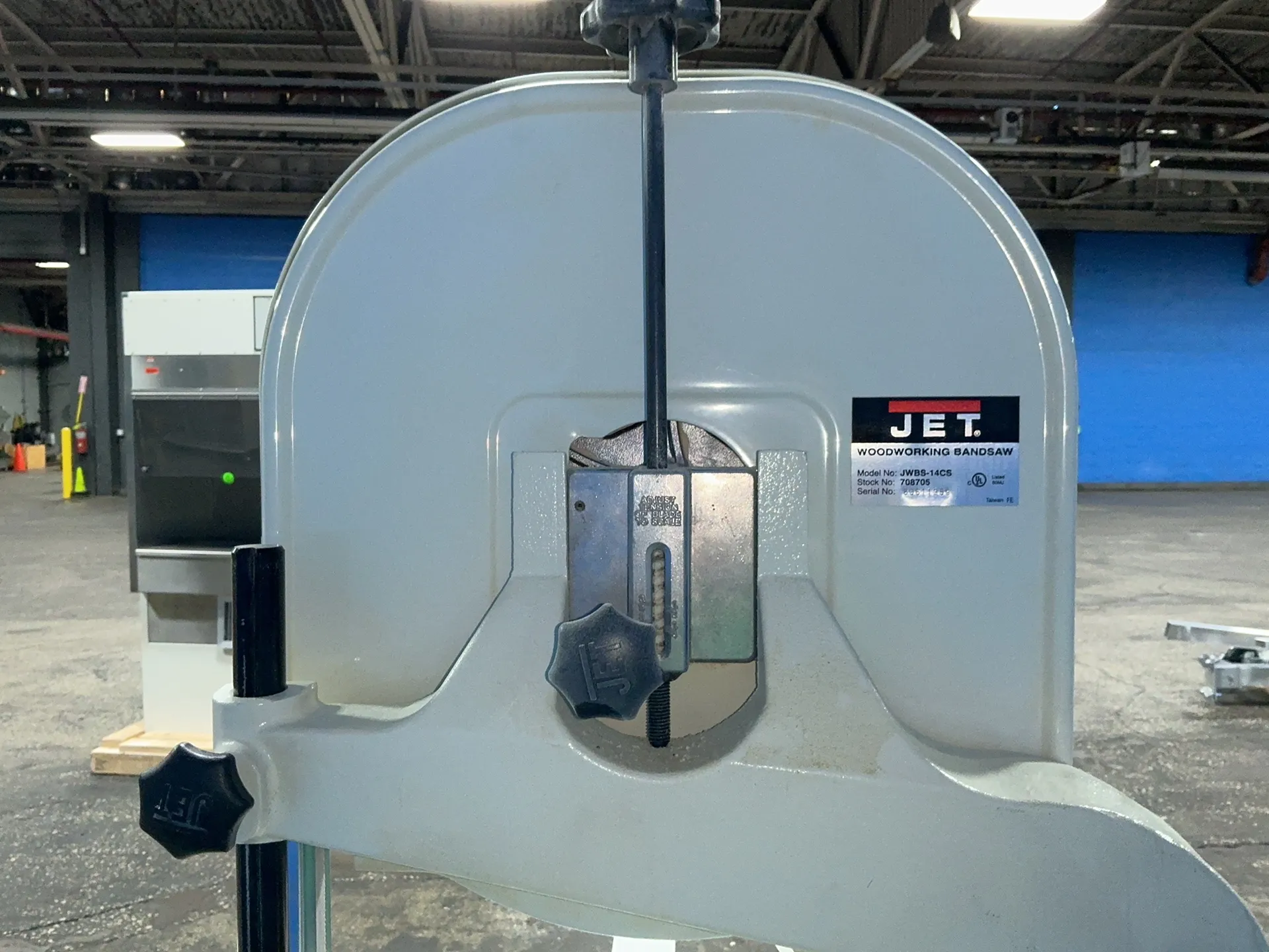14" Jet #JWBS-14CS, vertical band saw, 15" x 15" table, 1720 RPM, 115/230 V., 2008 - Image 5