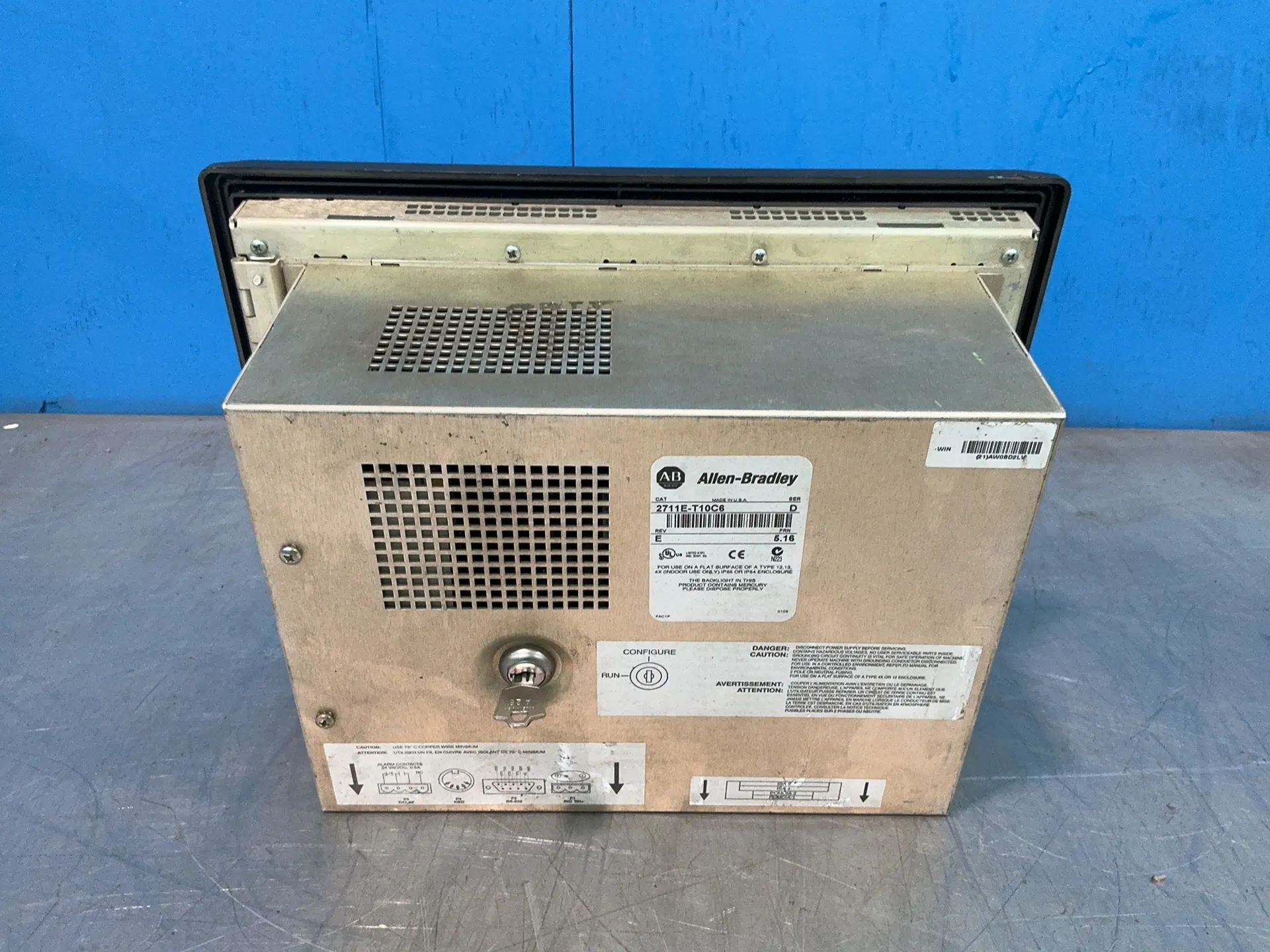 Allen-Bradley #2711E-T10C8, PanelView 1000E operator panel - Image 5