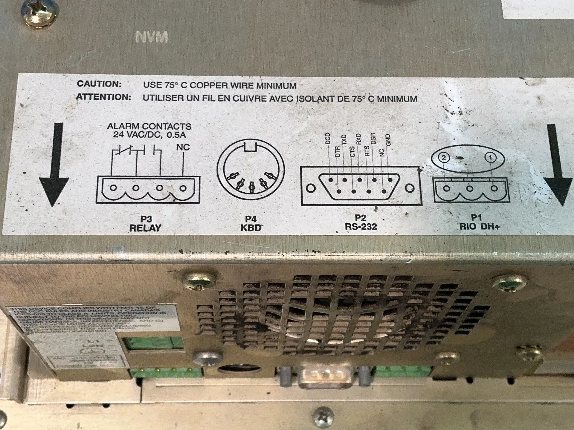 Allen-Bradley #2711E-T10C8, PanelView 1000E operator panel - Image 6