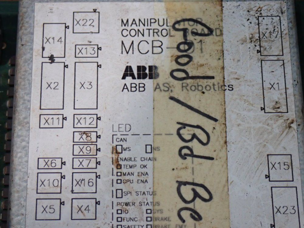 ABB #3HNA014018-001/01, MCB-01 manipulator control board - Image 5
