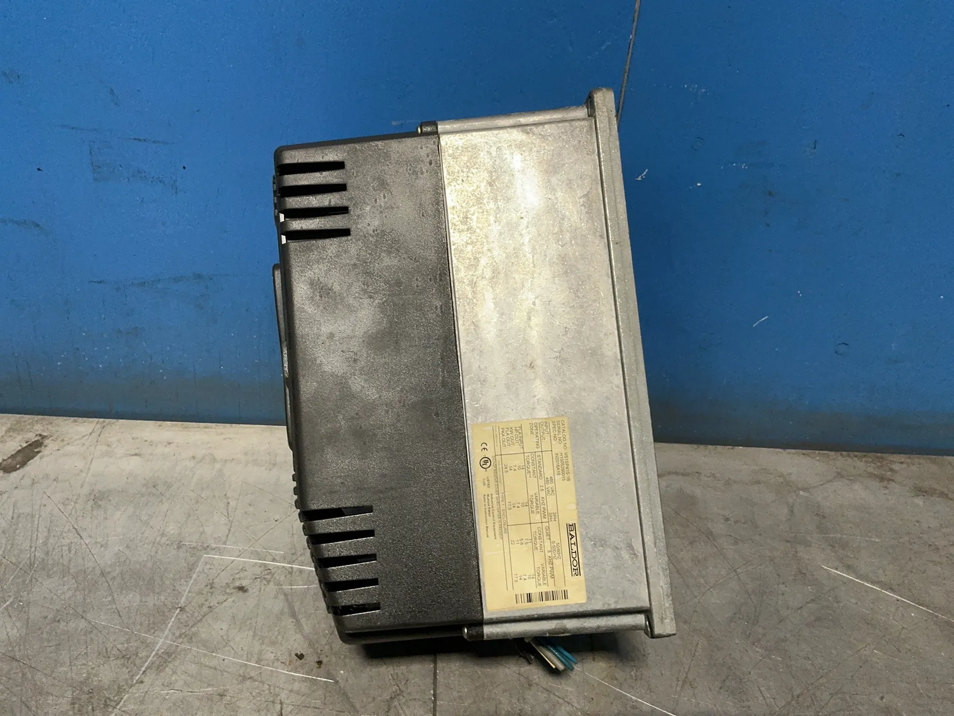 10 HP Baldor #VS1SP410-1B, H2 Inverter, 14 Amps, 3 phase, 50/60 Hz, 480 Volts (2 available) - Image 3