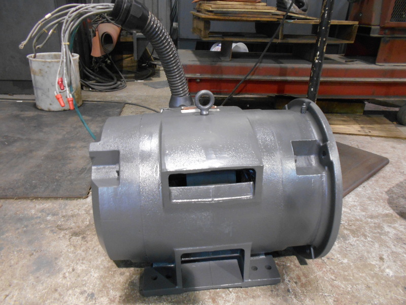40 HP 3600 RPM Reliance, Frame 324TSD, ODP, rebuilt, 230/460 Volts - Image 2