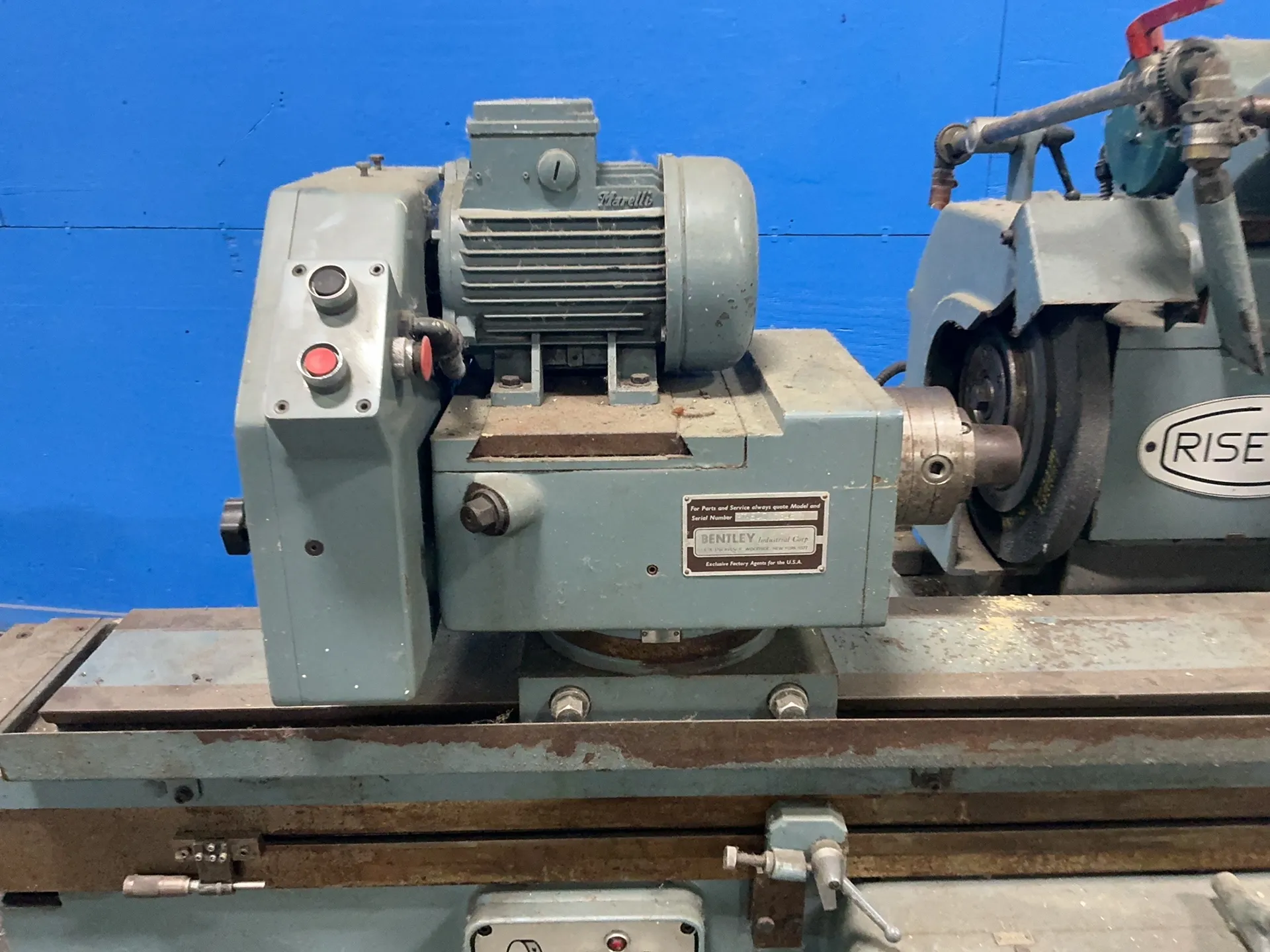 14" Grisetti #RTA800, cylindrical grinding machine, .5 HP, 1140 RPM, 1979 - Image 2