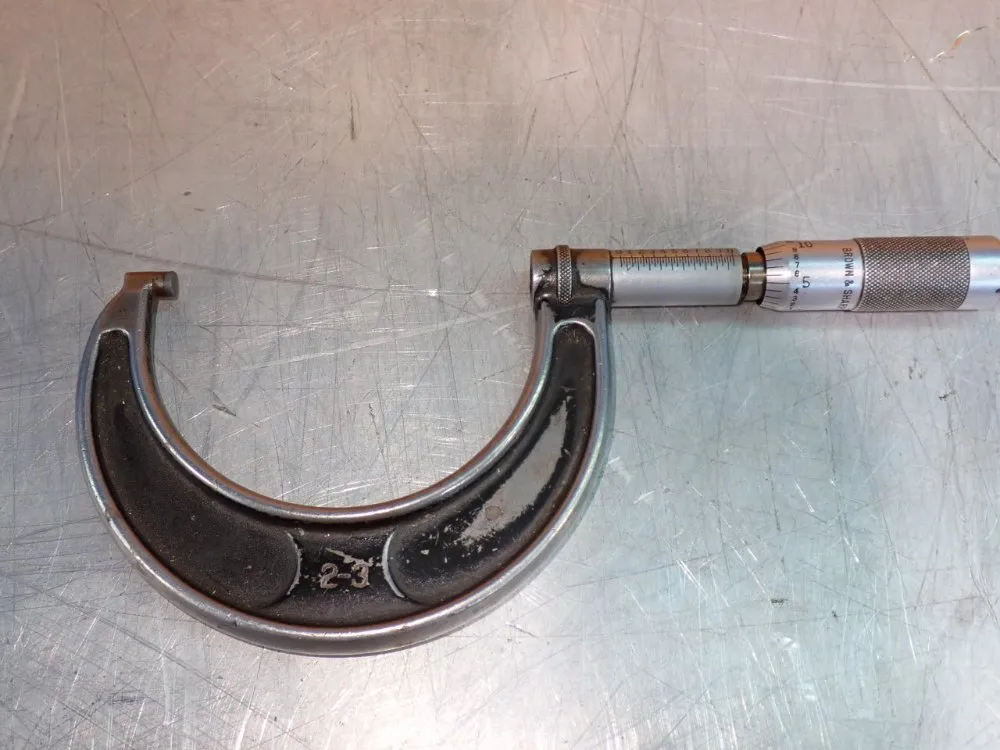 Starrett, outside micrometer set, 2"-3" to 11"-12", w/ case, LOT of 10 - Image 2