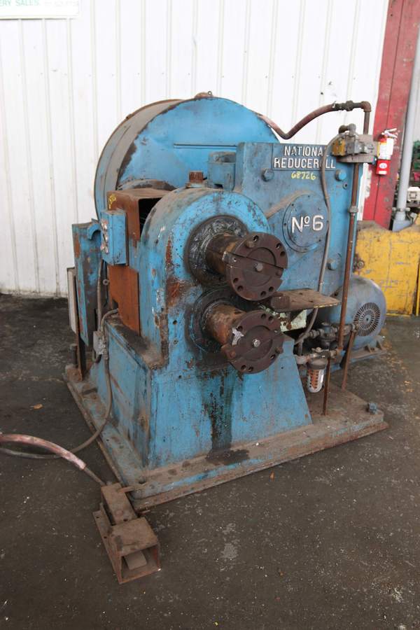 National #6, reducing roll, 3" stock diameter, 12" roll diameter, air clutch & brake, 25 HP, #68726 - Image 1