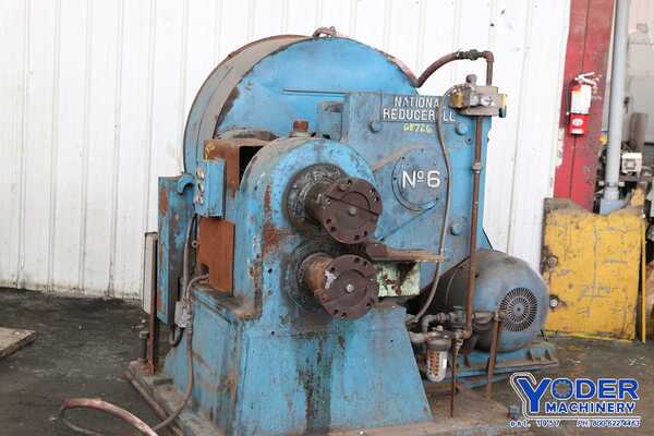 National #6, reducing roll, 3" stock diameter, 12" roll diameter, air clutch & brake, 25 HP, #68726 - Image 2