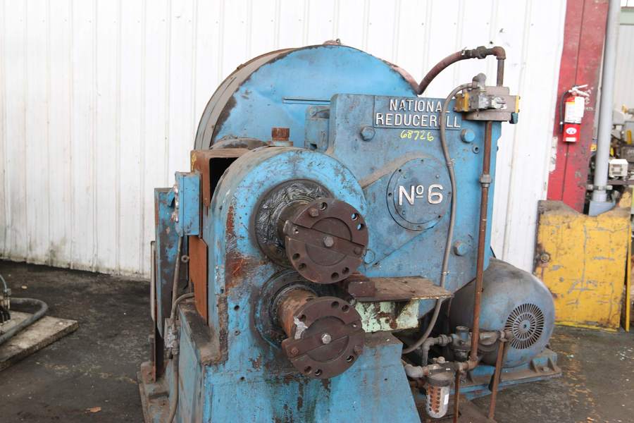 National #6, reducing roll, 3" stock diameter, 12" roll diameter, air clutch & brake, 25 HP, #68726 - Image 3