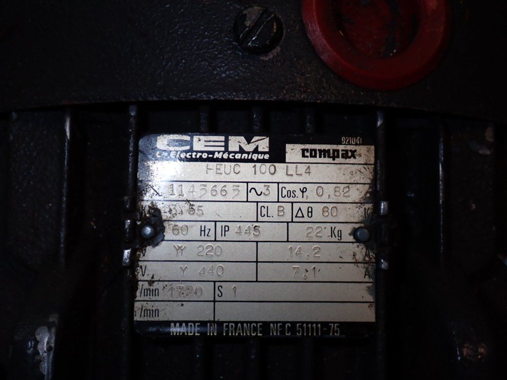 Varian #SD-2500, Vacuum Pump, 220/440 V. - Image 6