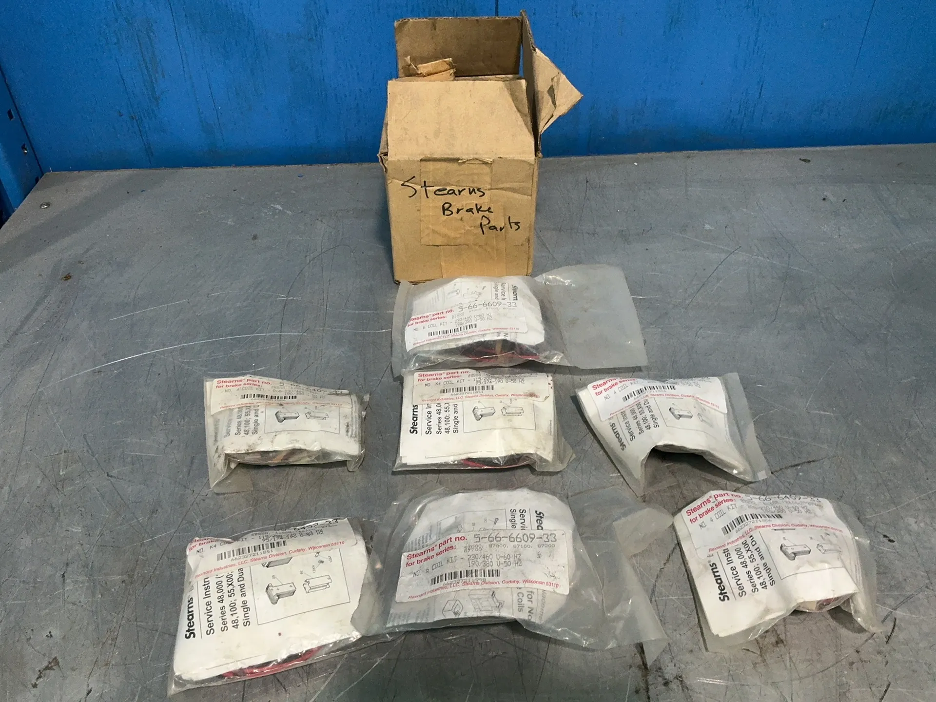 Stearns, brake coil kits, LOT of 7 - Image 1