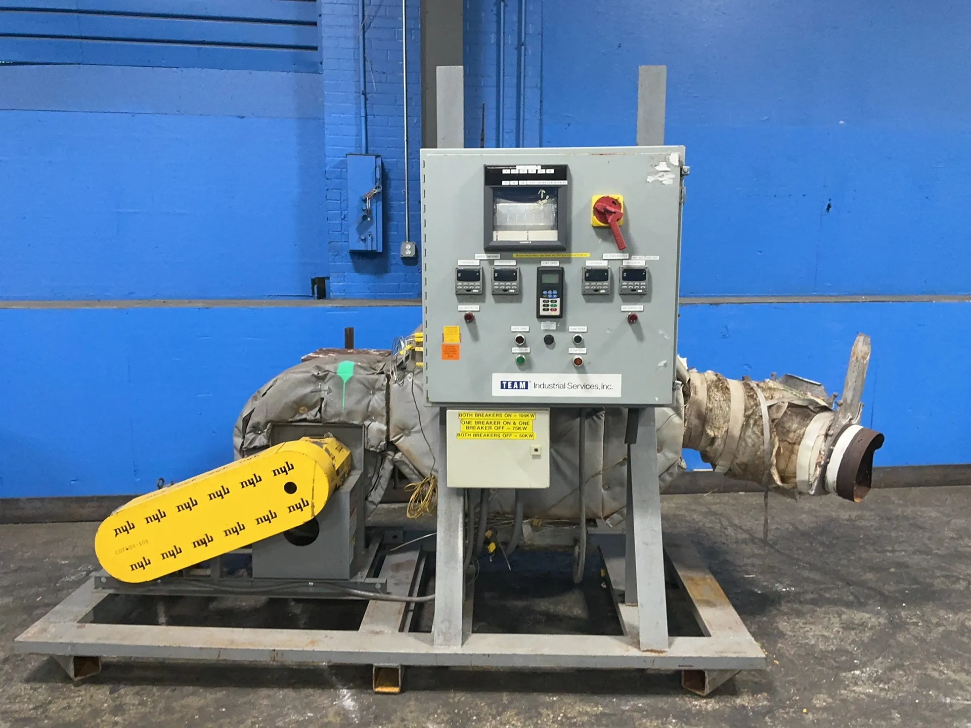 2000 cfm, NYB / Team Industrial Services, Blower Unit, digital controls, PowerFlex 40, 750° F, 5 HP, 3505 - Image 3