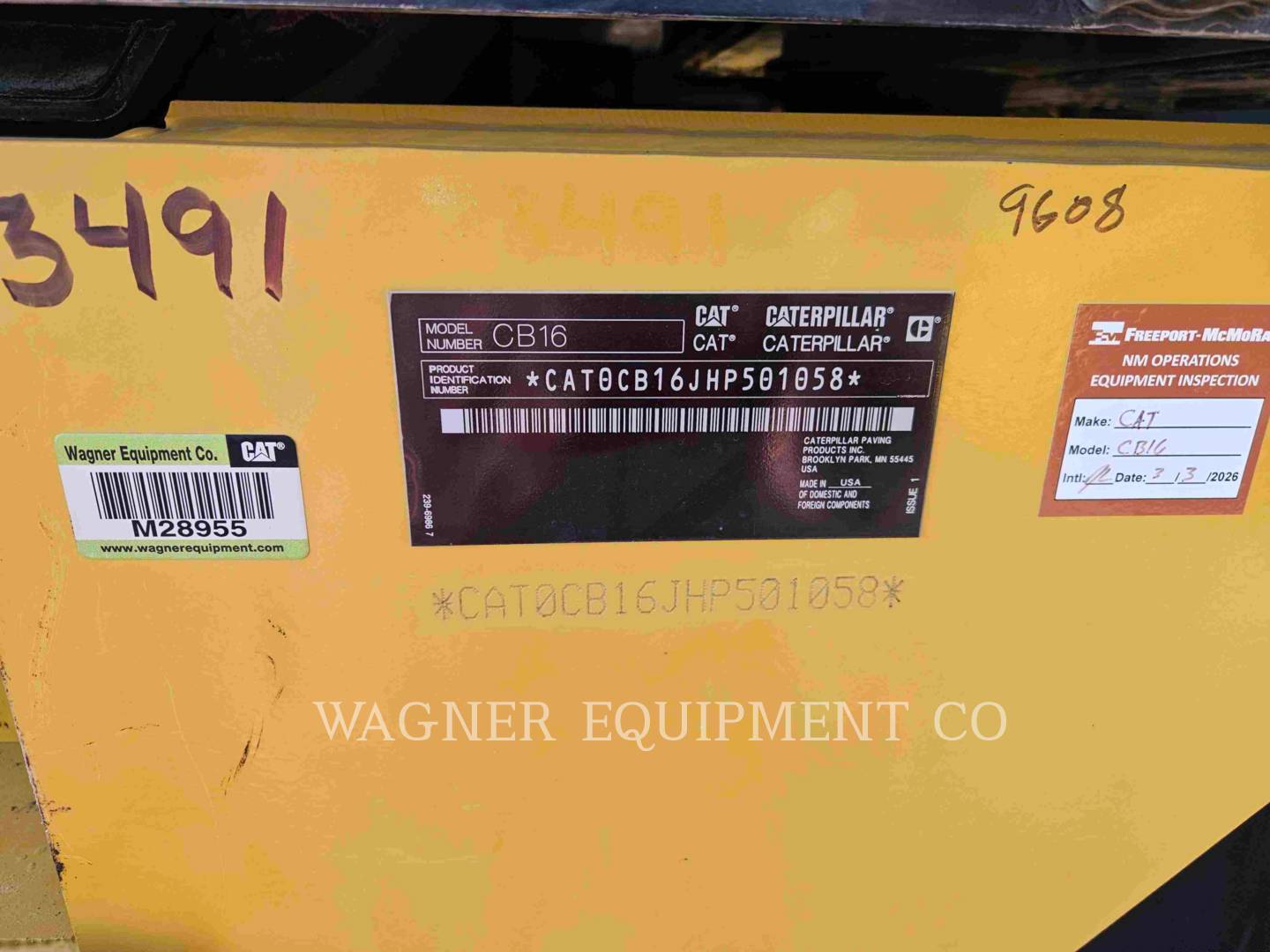 Caterpillar CB16, Compactor, 600 hours, S/N: HP501058, 2024 - Image 6