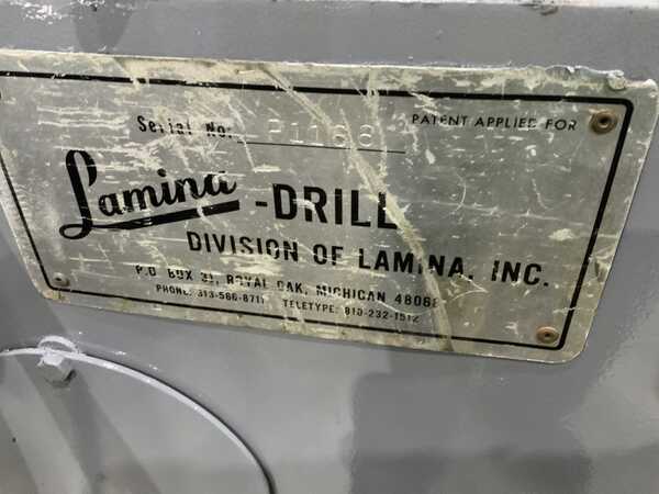 Lamina #B10065P, portable magnetic drill, 1" cap, 10-7/8" stroke, #3MT, to 420 RPM, #68609 - Image 4