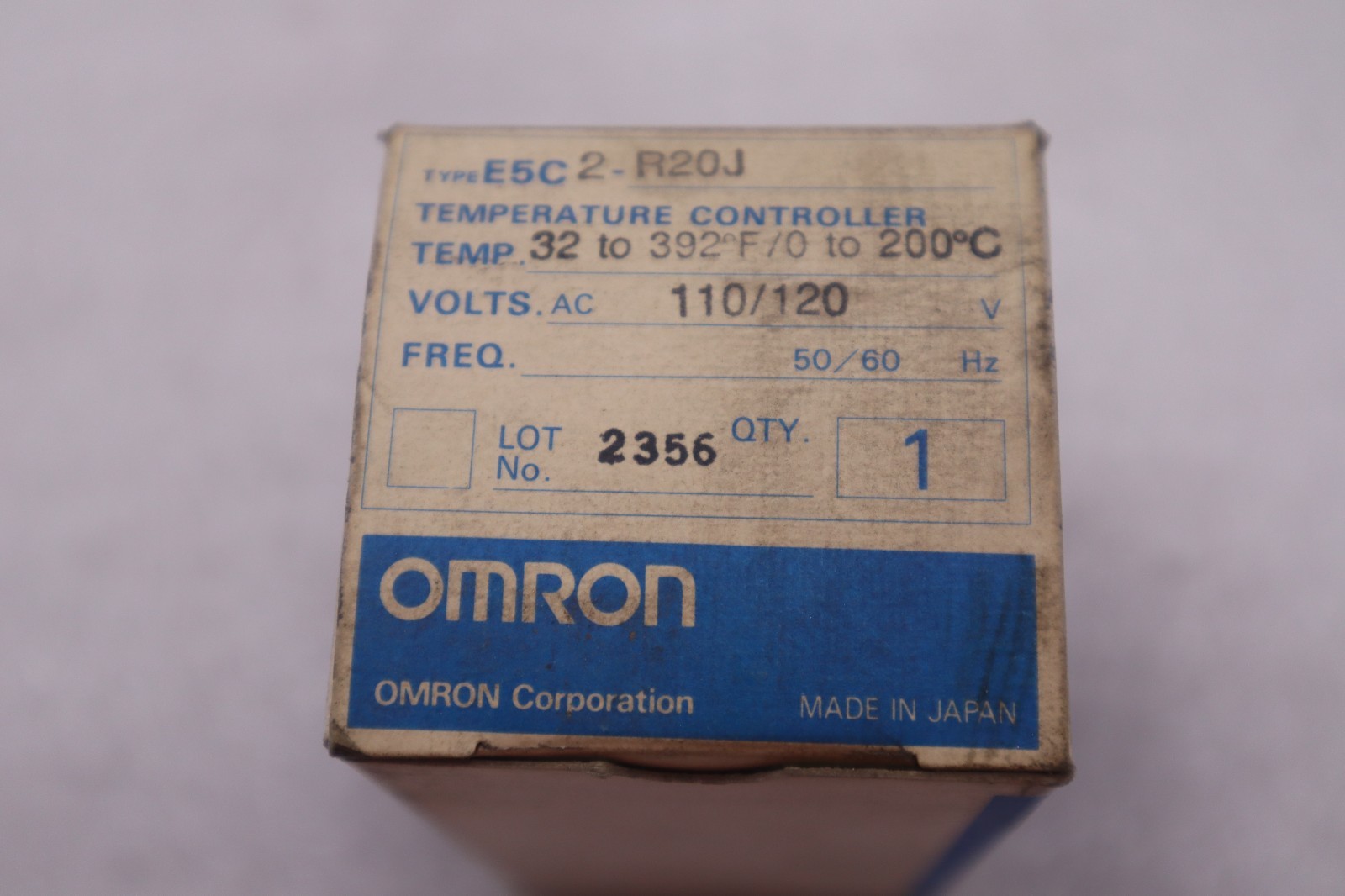 Omron #E5C2-R20J, Temperature Controller - Image 2