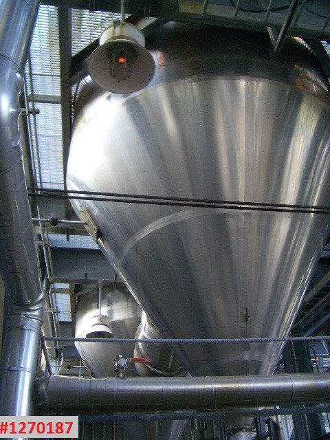 10' diameter Delaval, spray dryer, Stainless Steel, nozzle atomizer, gas fired, 10000 PPH evap. - Image 1