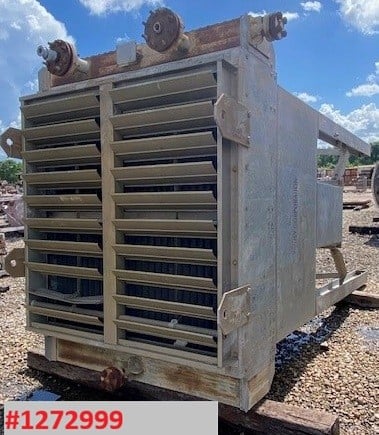 216 sq.ft. bare, 1650 psi, fin-tube air cooler, 4546 sq.ft. extended, Carbon Steel, gas cooler - Image 1
