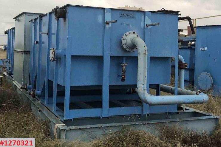 Parkson-Great Lakes Environmental #SRC500, coalescer, 500 GPM approx., oil/water/solids separator, slant rib - Image 1