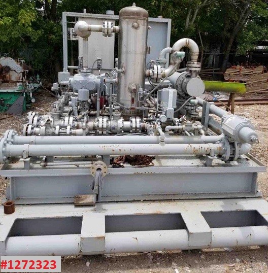 Ariel #JGP-1, reciprocating compressor, 55 ICFM @ 865 psi, 4.75 x 3, 85 HP, CO2, Stainless Steel - Image 3